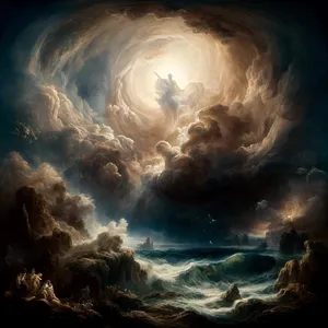 2. Земята беше безформена и празна, и тъмнина беше над бездната, и Духът Божий се носеше над водите.