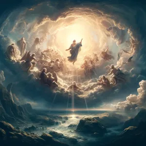 6. И Бог рече: Да бъде простор посред водите, и да раздели водите от водите.