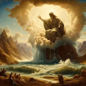 9. И Бог рече: Да се съберат водите, които са под небето, на едно място, и да се покаже сушата. И стана така.