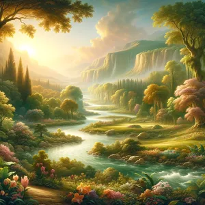 13. Името на втората река е Гион; тя е тази, която обикаля цялата хуска земя.