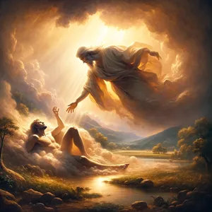 7. Тогава Господ Бог създаде човека от земната пръст и вдъхна в ноздрите му дихание за живот; и човекът стана жива душа.