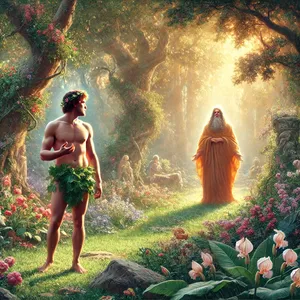 10. Той отговори: Чух гласа Ти в градината и се уплаших, защото съм гол и се скрих.