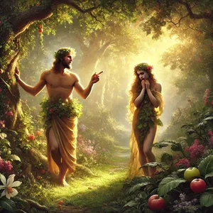 12. Човекът каза: Жената, която Ти ми даде да бъде с мене, тя ми даде от дървото и ядох.