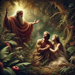 22. И Господ Бог каза: Ето, човекът стана като един от Нас, да познава доброто и злото; и сега, да не би да простре ръката си, та да вземе и от дървото на живота и да яде и да живее вечно,