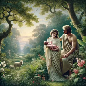 1. А Адам позна жена си Ева; и тя зачна и роди Каин, и рече: Придобих човек с помощта на Господа.