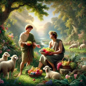 3. И след време Каин принесе от плода на земята принос Господу.