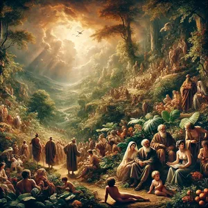 1. Когато човеците започнаха да се умножават по лицето на земята и им се народиха дъщери,