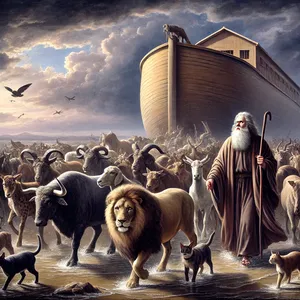 19. И от всички живи същества, от всяка твар, ще въведеш по две от всякакъв вид в ковчега, за да ги опазиш живи с теб; мъжко и женско да бъдат.