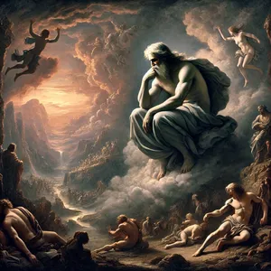 6. И Господ се разкая, че беше направил човека на земята, и се огорчи в сърцето Си.