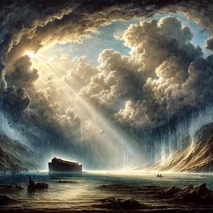 2. Затвориха се изворите на бездната и небесните отвори; и дъждът от небето престана.