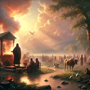 21. И Господ помириса благоуханието, и Господ каза в сърцето си: Няма да проклинам вече земята поради човека, защото помислите на човешкото сърце са зло от младостта му; нито ще поразявам вече всичко живо, както направих.